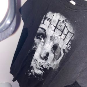 Him Band Tee Size Small. worn only a few times. fits snug, but pre shrunk.